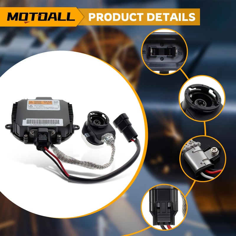 MOTOALL HID Xenon Ballast Control Unit Module with Igniter for D2R D2S Nissan Infiniti Mazda Saab 28474-89904 28474-89907 28474-8991A 28474-89915 Matsushita NZMNS111LANA NZMNS111LBNA - Image 3